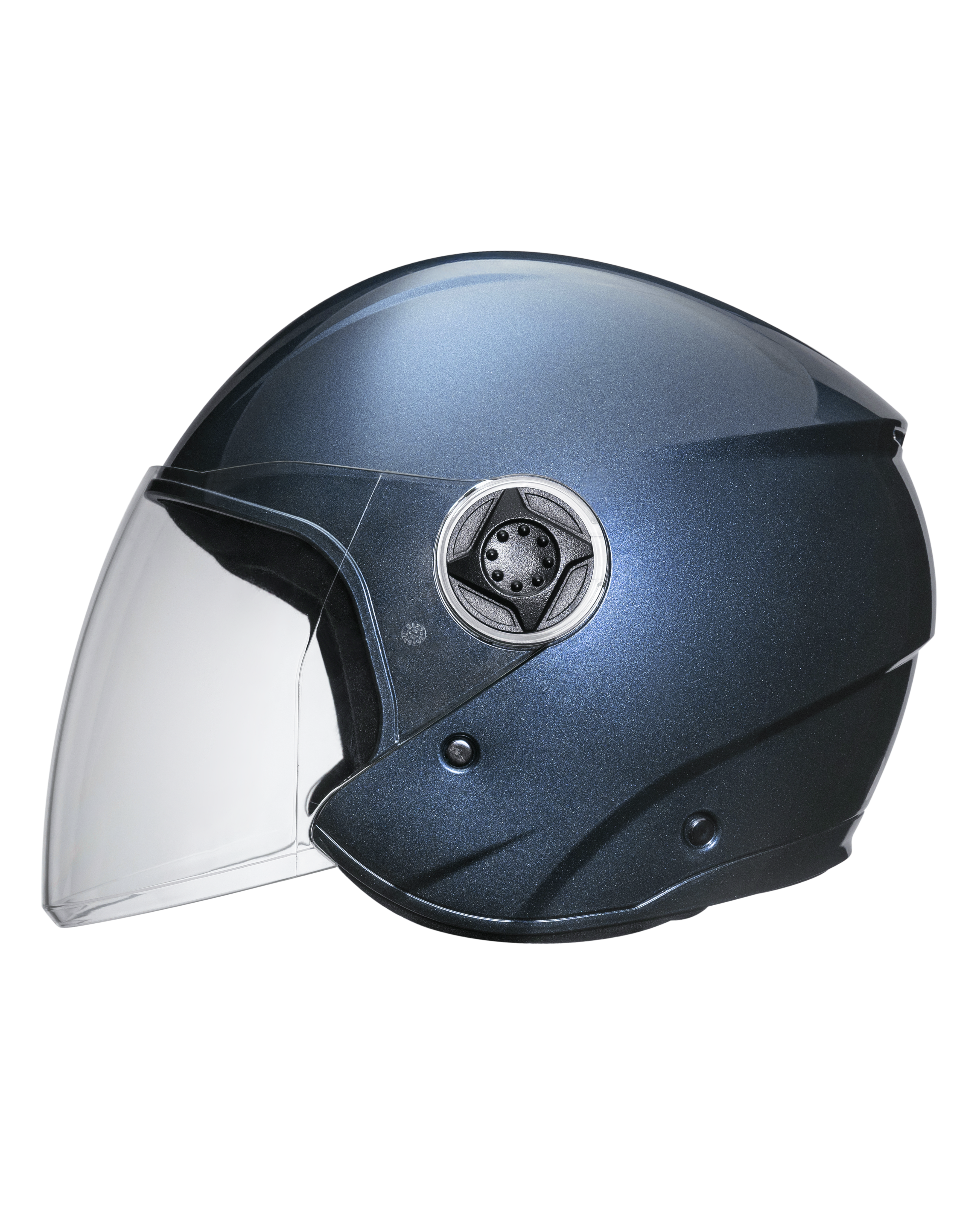 Xtrac Fit ISI Certified Half Face Bike Helmet with Clear Visor | Lightweight Open Face Helmet for Men & Women